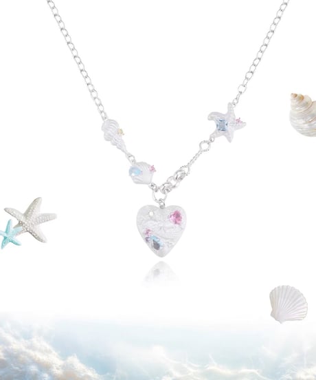 Marine jewel necklace