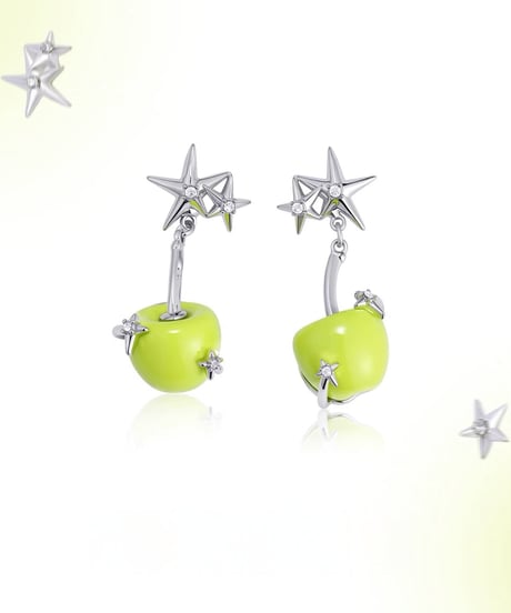 Green apple sparkle pierce