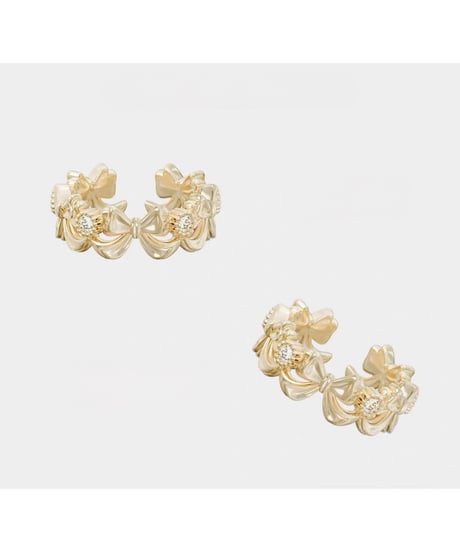 Ribbon parade gold ring