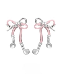 Ribbon earphone cord pierce