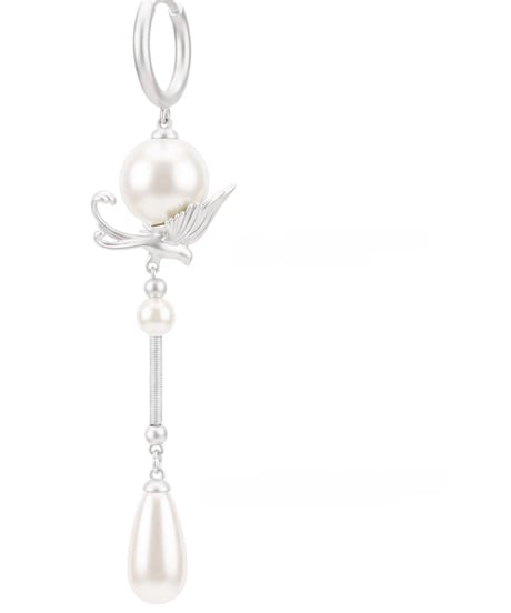 Lucky bird drop pearl pierce