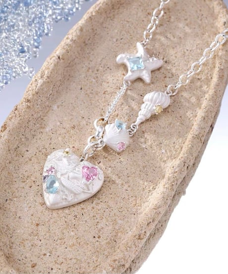 Marine jewel necklace