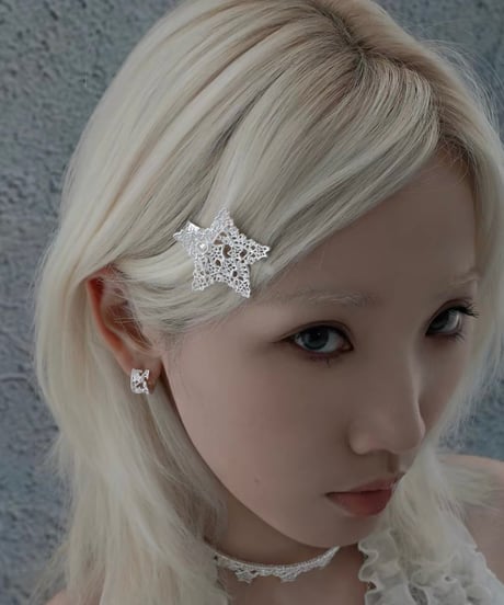 Star lace hairpin