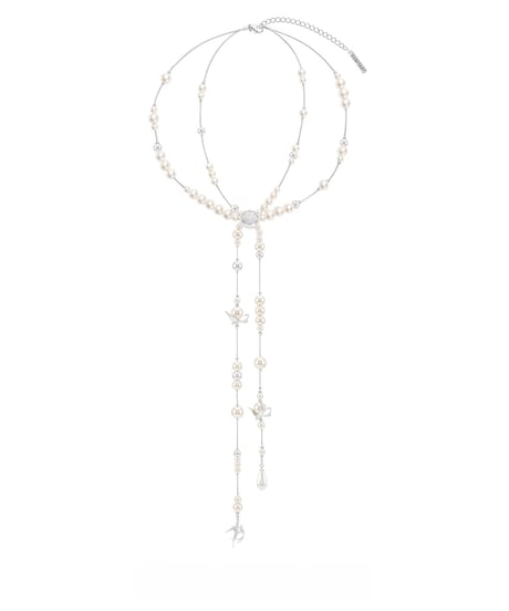 Lucky bird pearl necklace