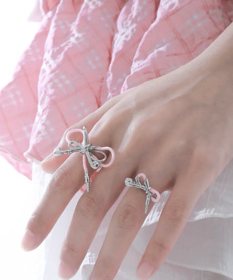 Ribbon earphone cord mini ring