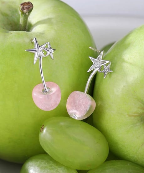 Cherry star pink pierce