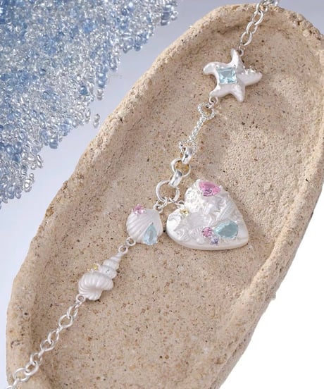 Marine jewel necklace