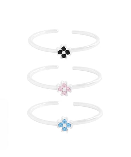 Point flower ring