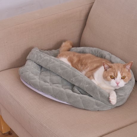 まるごと洗えるペットベッド 高さが調節できる猫用