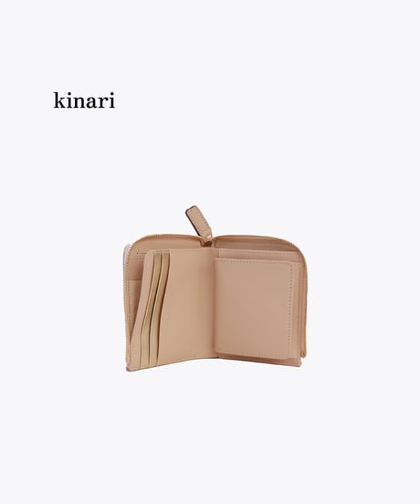 Lamb Leather L-shaped Zipper Mini Wallet【322853】日本製