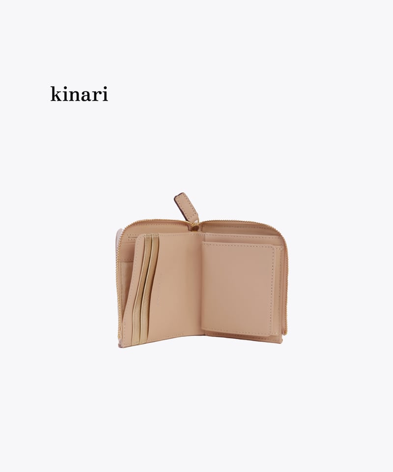 Lamb Leather L-shaped Zipper Mini Wallet【322853