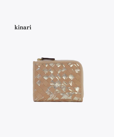 Lamb Leather L-shaped Zipper Mini Wallet【322853】日本製