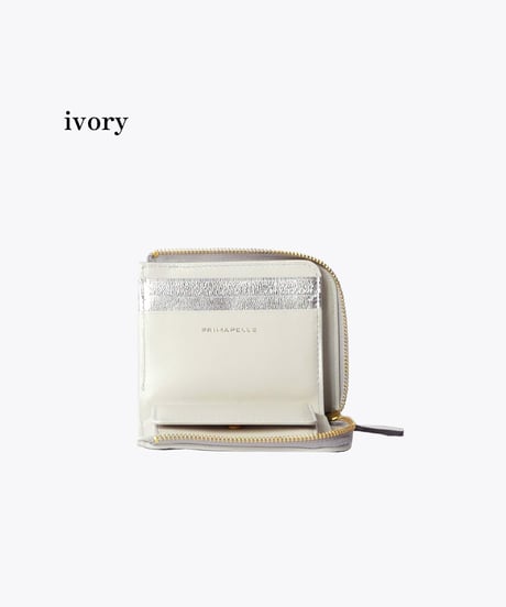 Lamb Leather L-shaped Zipper Mini Wallet【322853】日本製
