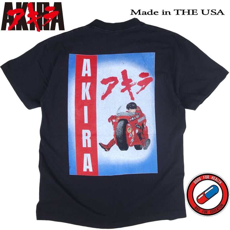AKIRA アキラ アニメ Tシャツ USA製 ブラック Lサイズ 半袖 メンズ