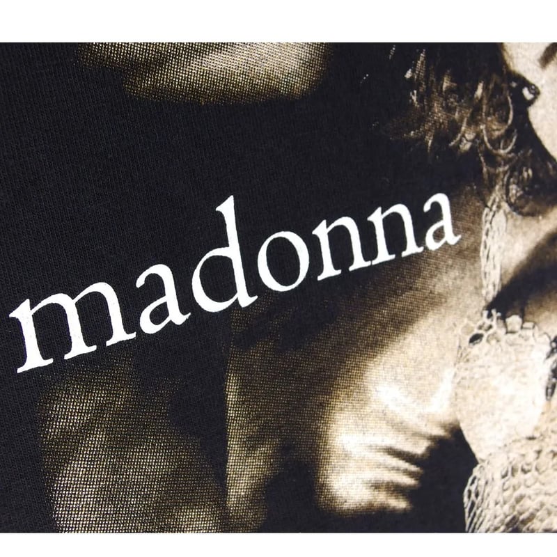 MADONNA マドンナ Tシャツ TULTEX製 ブラック バンドT ヴァージン the v