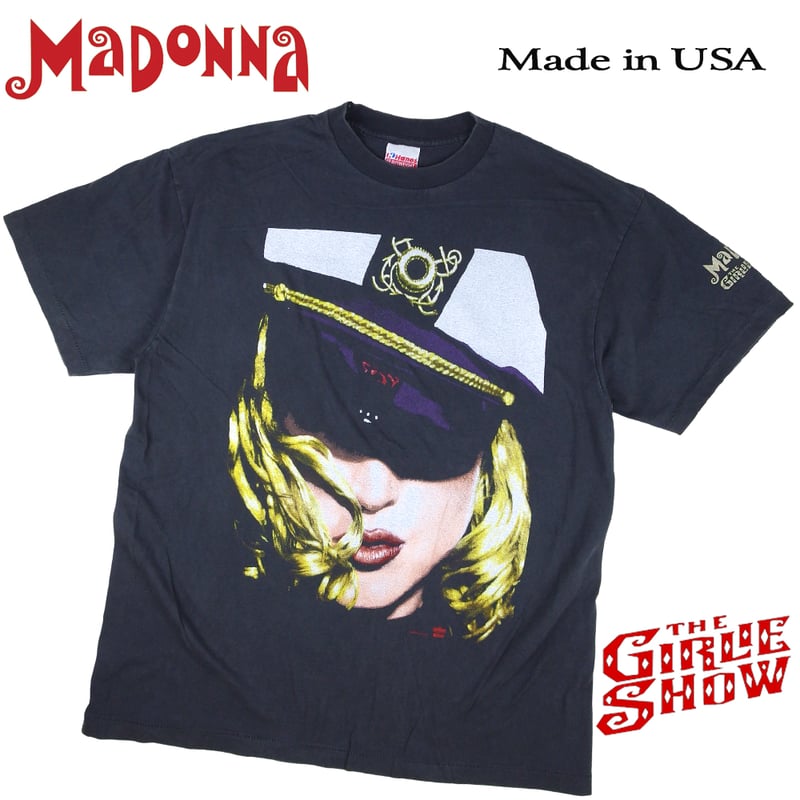 MADONNA マドンナ Tシャツ USA製 ブラック バンドT エロティカ ロックT