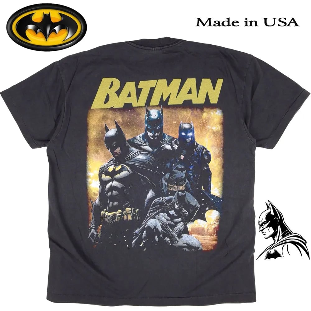 BATMAN バットマン Tシャツ DCコミックス ブラック USA アメコミ