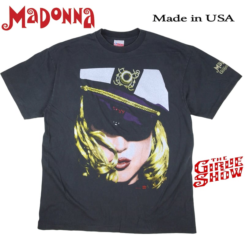 ヴィンテージ　Madonna Tシャツ XL 黒　レディース　マドンナ　レア MADONNA マドンナ Tシャツ USA製 ブラック バンドT エロティカ ロックT