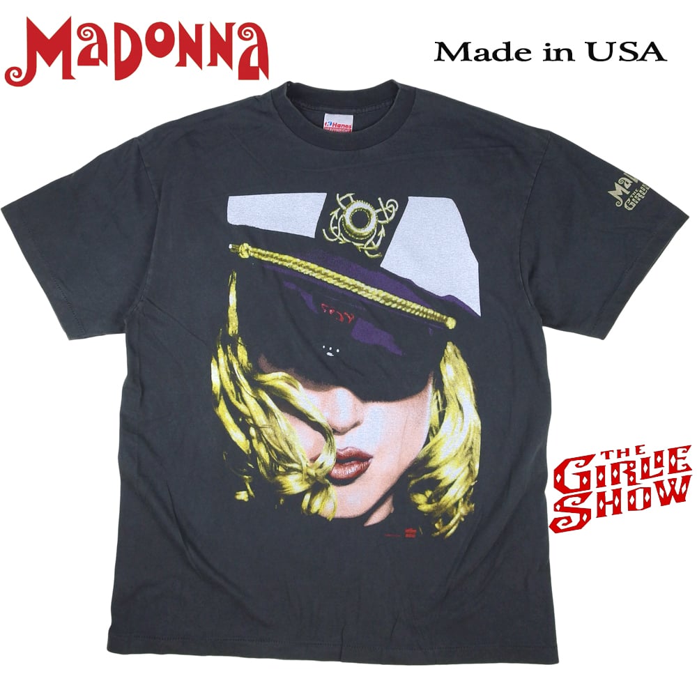 MADONNA マドンナ Tシャツ USA製 ブラック バンドT エロティカ ロックT