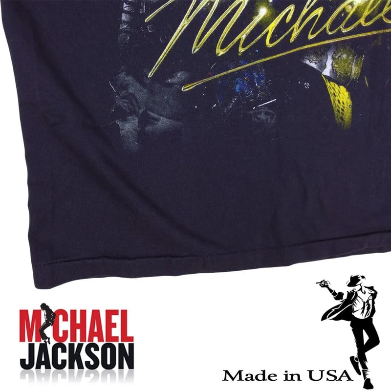 MICHAEL JACKSON マイケルジャクソン Tシャツ USA製 半袖 ブラック