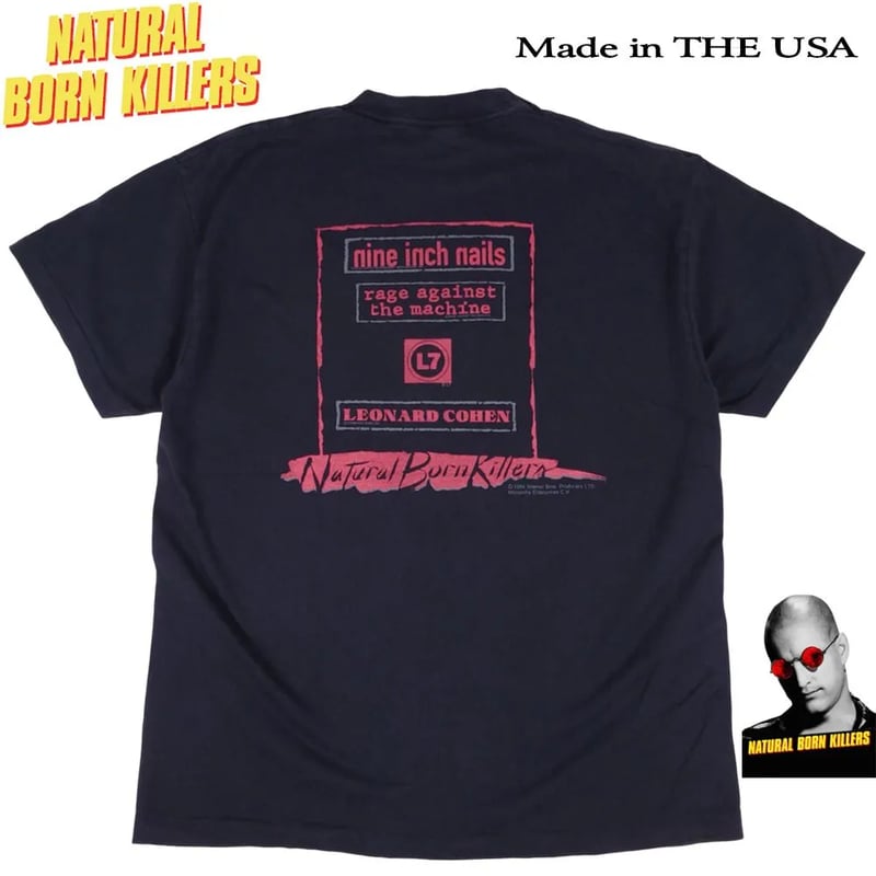ビナチュラルボーンキラーズ 1994 ムーー Tシャツ USA ブラック