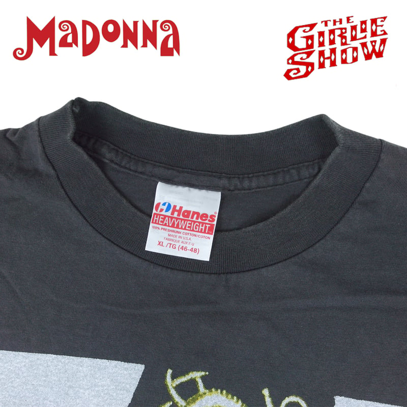 MADONNA マドンナ Tシャツ USA製 ブラック バンドT エロティカ ロックT