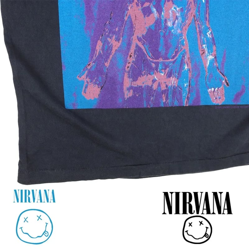 激レアS！NIRVANA ニルバーナTシャツ紫　WALL OF FAME製 激レアS！NIRVANA ニルバーナTシャツ紫 WALL OF FAME製 NIRVANA