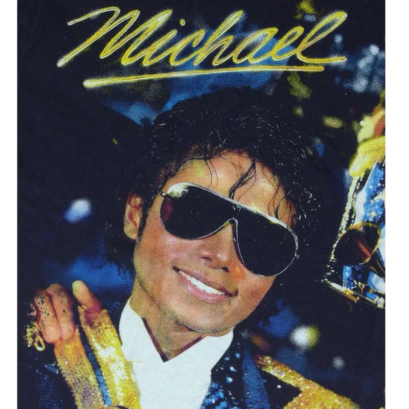み*や様 Michael Jackson ヴィンテージ Tシャツ USA製 MICHAEL JACKSON マイケルジャクソン Tシャツ USA製 半袖 ブラック