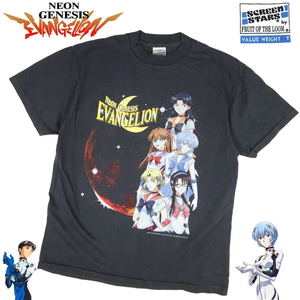 EVANGELION Tシャツ 新世紀 エヴァンゲリオン アニメ ブラック アニメ