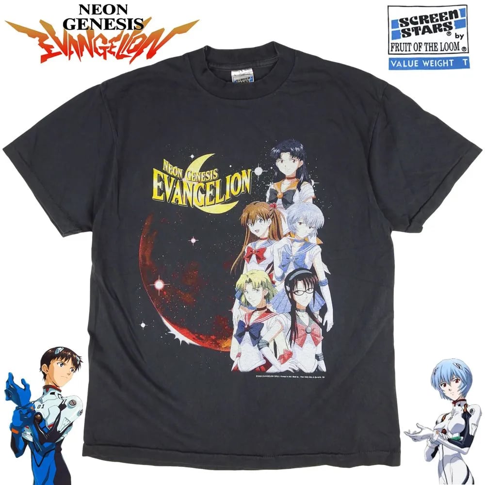 EVANGELION Tシャツ 新世紀 エヴァンゲリオン アニメ ブラック アニメ