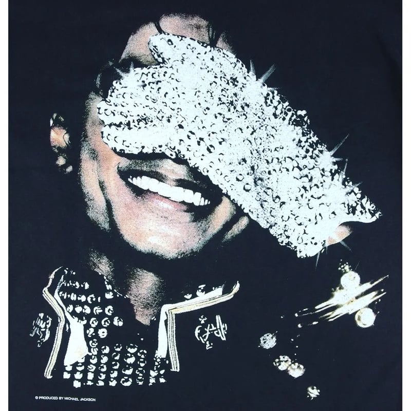 MICHAEL JACKSON マイケルジャクソン Tシャツ Hanes 半袖 ブラック