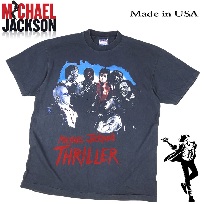 MICHAEL JACKSON マイケルジャクソン Tシャツ USA製 半袖 ブラック L
