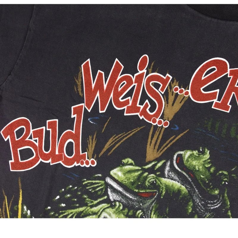 Budweiser バドワイザー Tシャツ ブラック Lサイズ 半袖 アメリカ