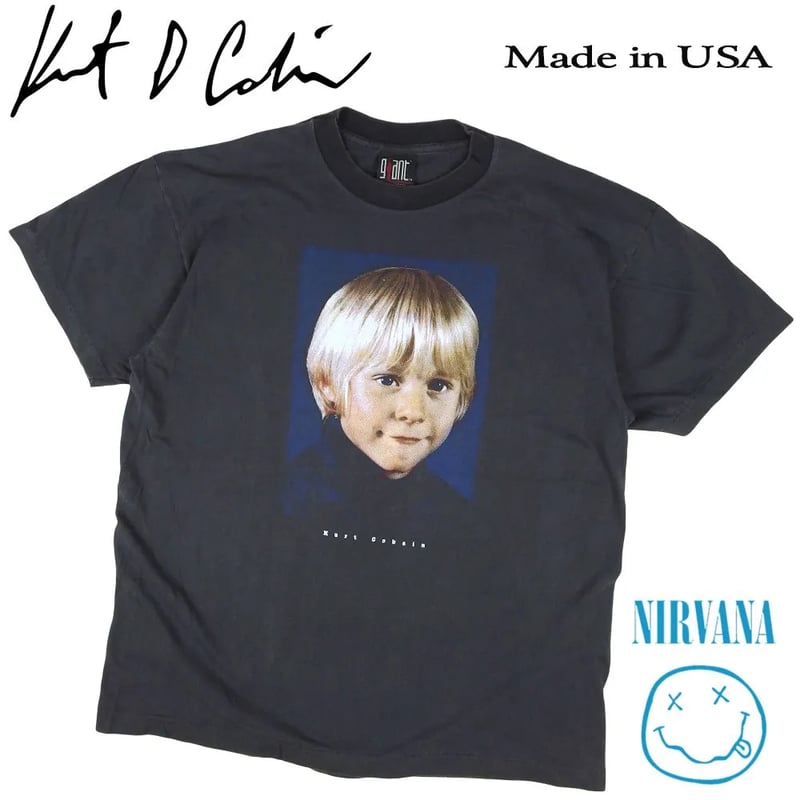 KURT COBAIN NIRVANA ニルヴァーナ カートコバーン 幼少期 フォト T