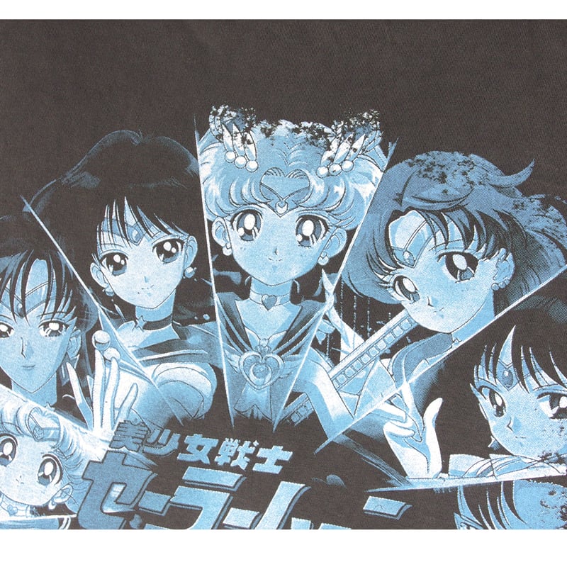 美少女戦士 セーラームーン Tシャツ USA製 アニメ ブラック 半袖