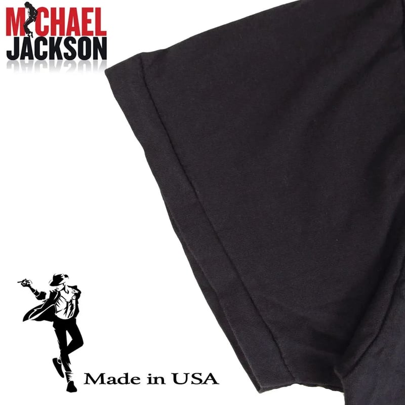 MICHAEL JACKSON マイケルジャクソン Tシャツ USA製 半袖 ブラック