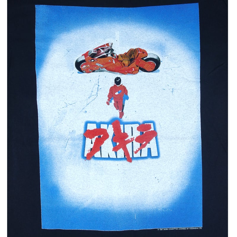 AKIRA アキラ アニメ Tシャツ USA製 ブラック Lサイズ 半袖 メンズ