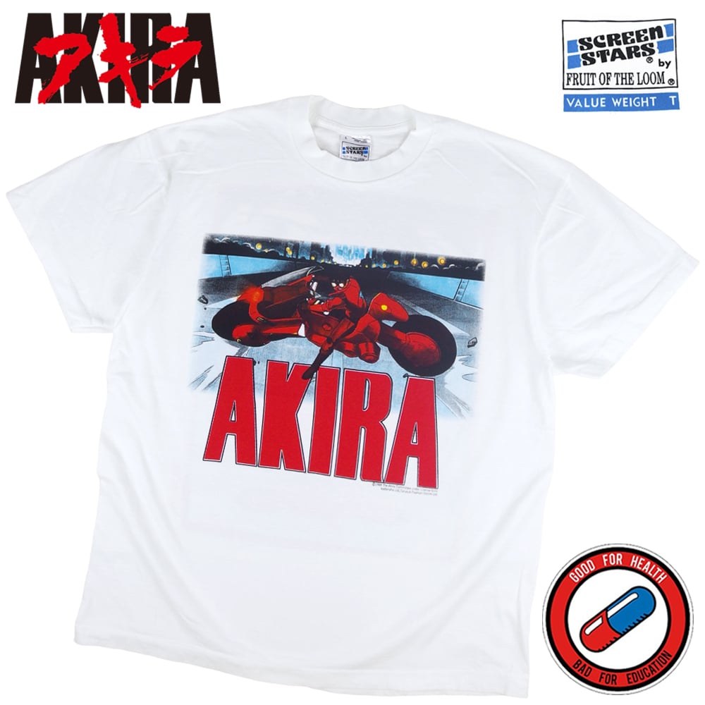 AKIRA アキラ アニメ Tシャツ ブラック Lサイズ 半袖 メンズ