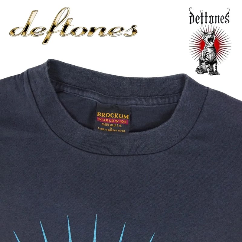 デフトーンズ DEFTONES Tシャツ ブラック 半袖 Linus 1993 ADRENAR