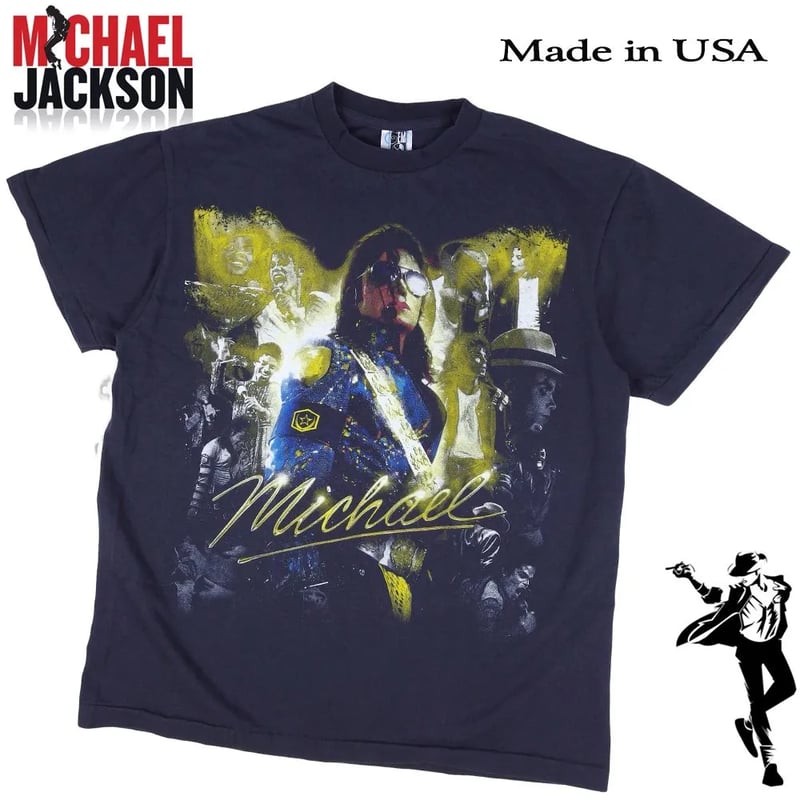 MICHAEL JACKSON マイケルジャクソン Tシャツ USA製 半袖 ブラック