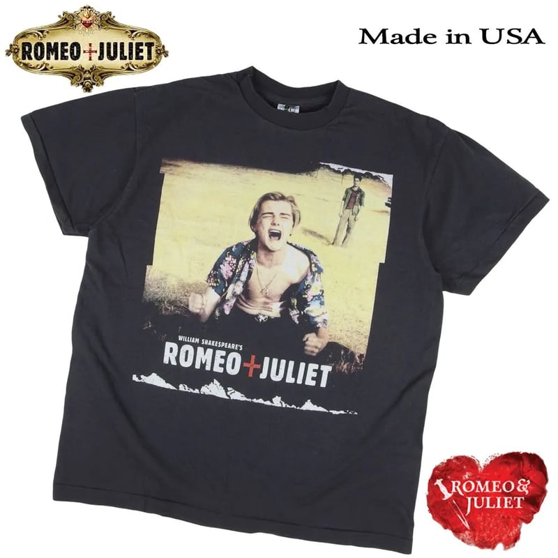 nua ロミオとジュリエット Romeo + Juliet Tシャツ L ロミオとジュリエット ROMIO JULIET Tシャツ 半袖 映画T ムービーT