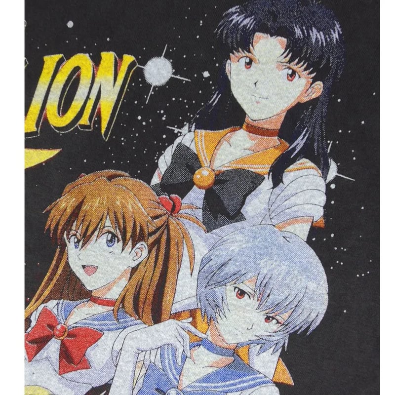 EVANGELION Tシャツ 新世紀 エヴァンゲリオン アニメ ブラック アニメ