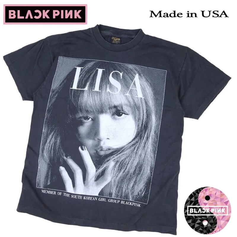 BLACKPINK ブラックピンク Tシャツ ブルピン blackpink ブラック L