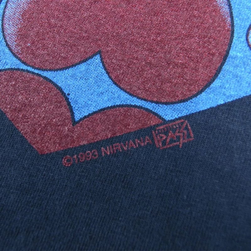 NIRVANA ニルヴァーナ Tシャツ ハートシェイプ USA製 ブラック Lサイズ