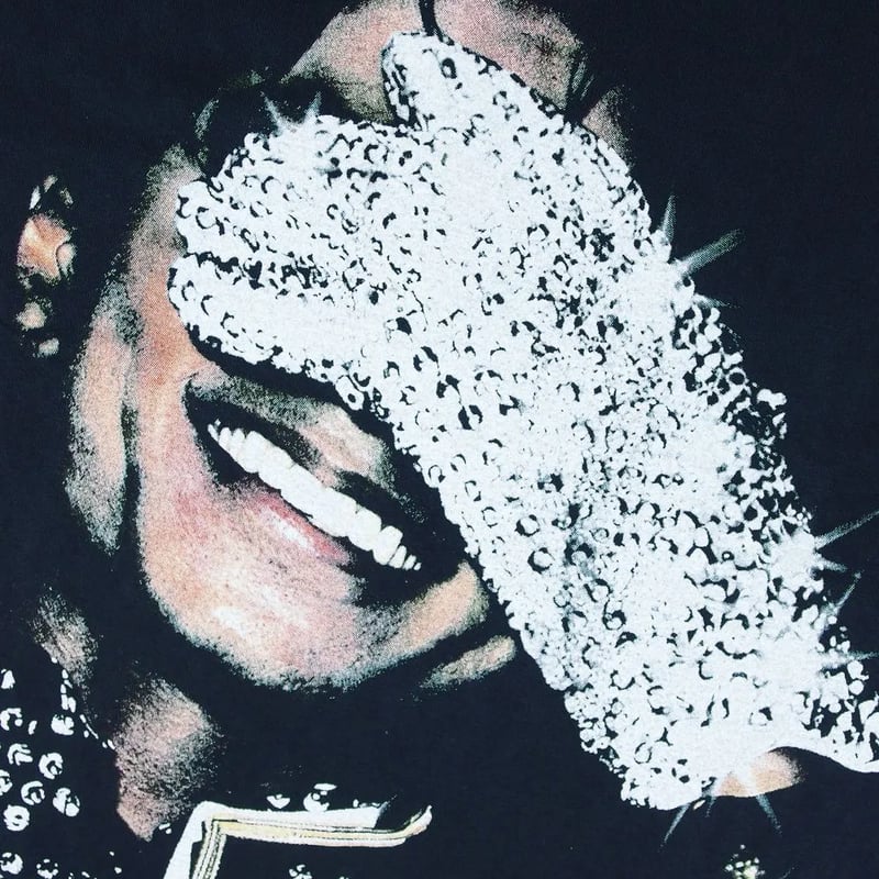 MICHAEL JACKSON マイケルジャクソン Tシャツ Hanes 半袖 ブラック