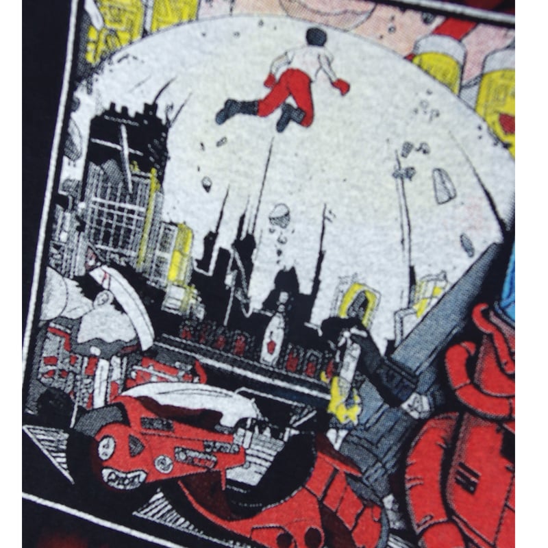 AKIRA アキラ アニメ Tシャツ ブラック Lサイズ 半袖 メンズ