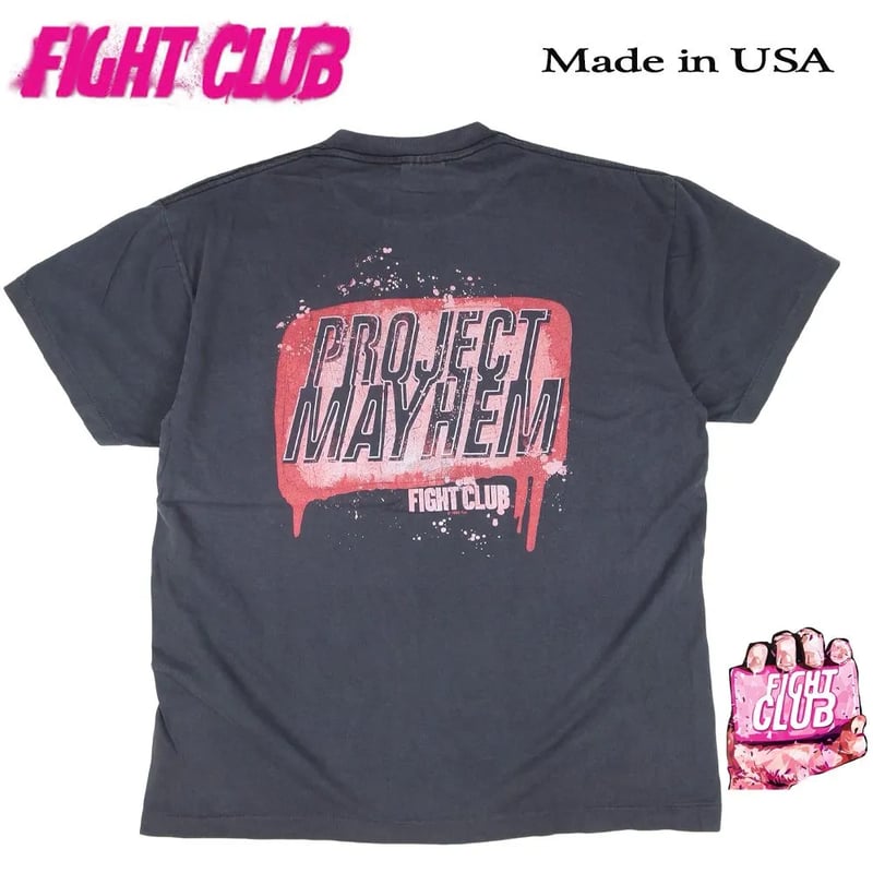 FIGHT CLUB Tシャツ ファイトクラブ 半袖 1999 アメリカ ブラット