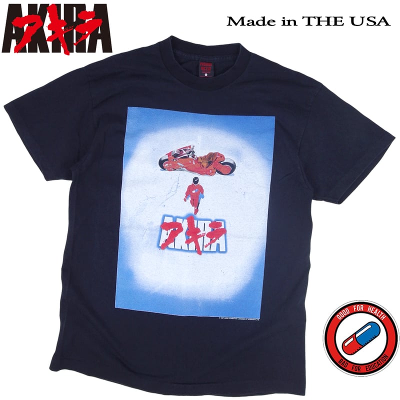AKIRA アキラ アニメ Tシャツ USA製 ブラック Lサイズ 半袖 メンズ