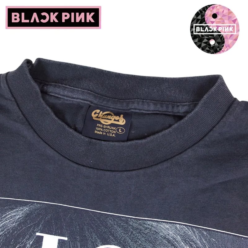 BLACKPINK ブラックピンク Tシャツ ブルピン blackpink ブラック L