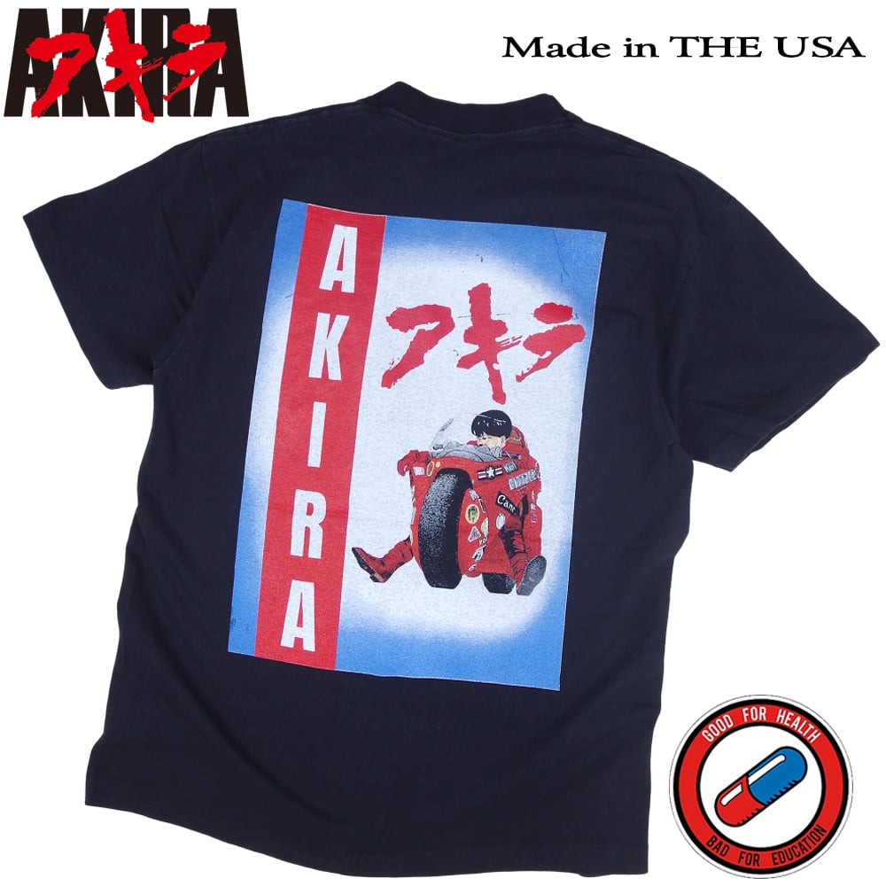 AKIRA アキラ アニメ Tシャツ USA製 ブラック Lサイズ 半袖 メンズ